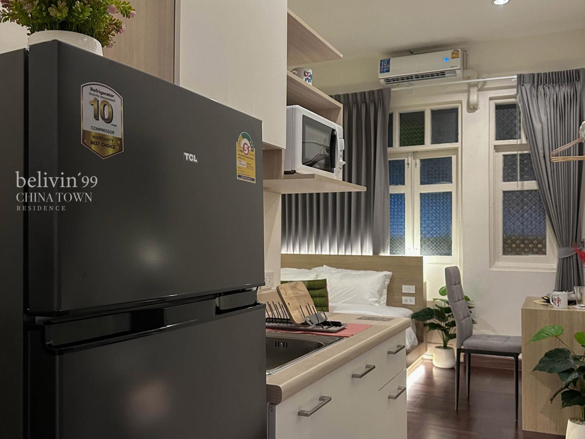Belivin99 Residence Chinatown Bangkok Kamer foto